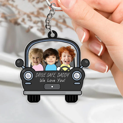 Drive Safe Daddy Handcraft Acrylic Keychain - Histozing