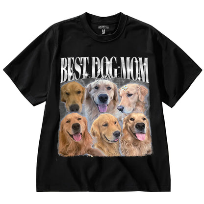 "Best Dog Mom Ever" Handcraft Tee - Histozing