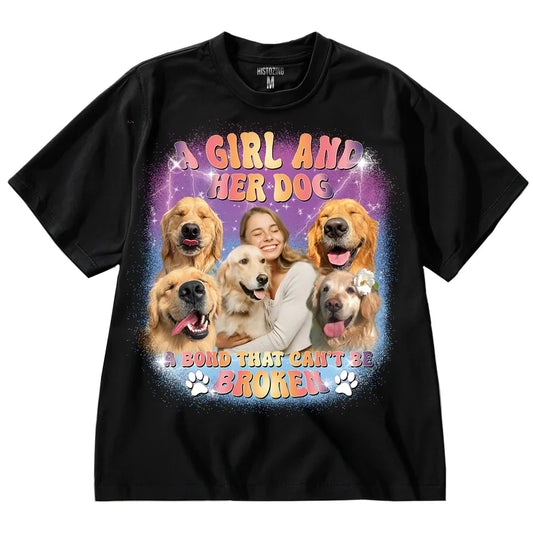 "A Girl and her Dog" Handcraft Tee