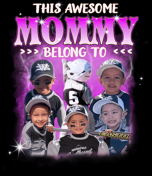 "This Awesome Mommy" Handcraft Tee