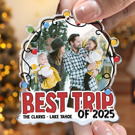 "Best Trips" Handcraft Acrylic Ornament