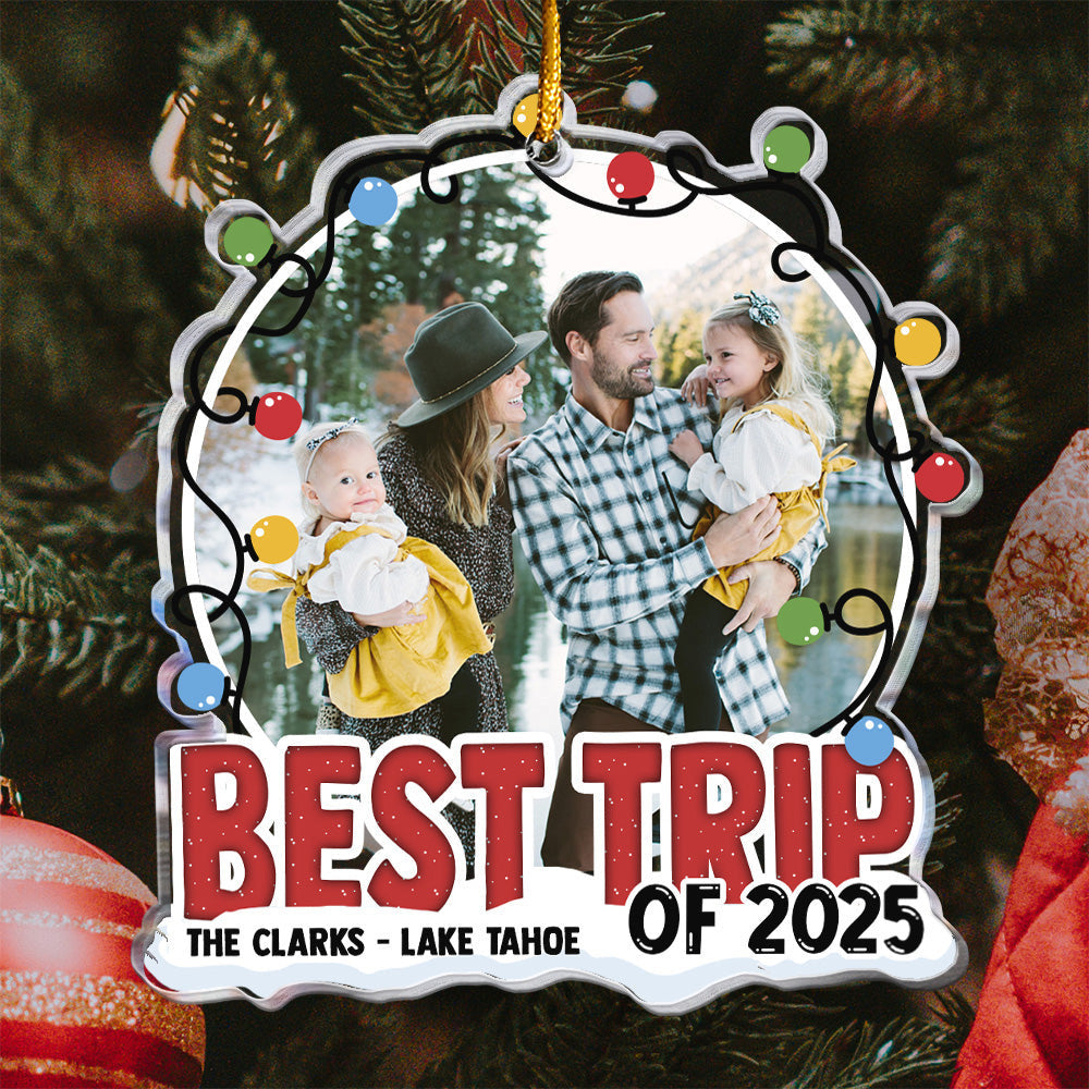 "Best Trips" Handcraft Acrylic Ornament