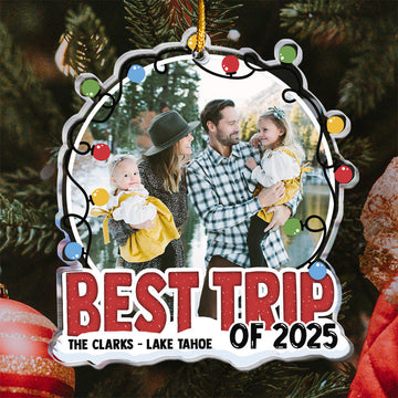 "Best Trips" Handcraft Acrylic Ornament