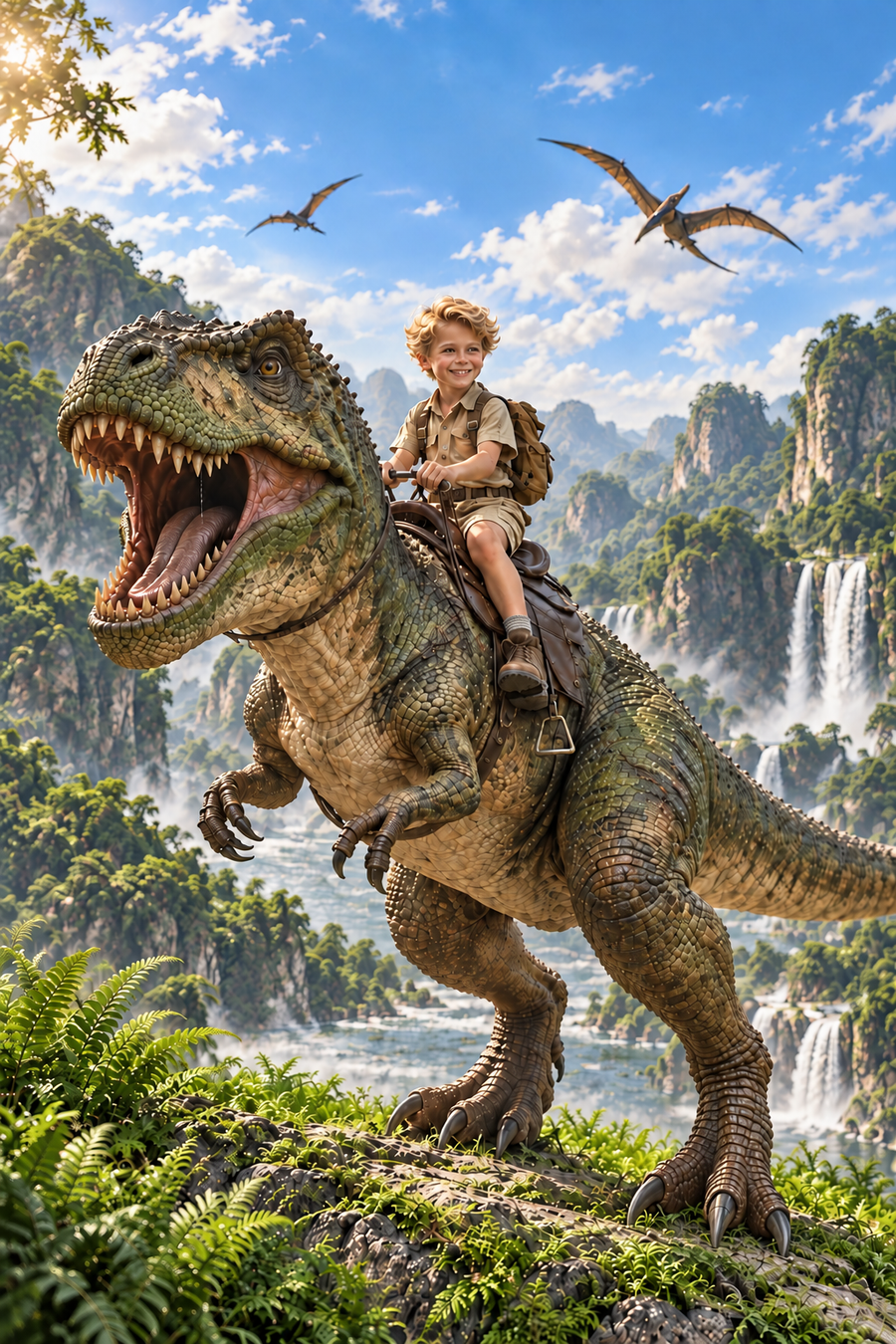 Dinosaur Adventure Canvas