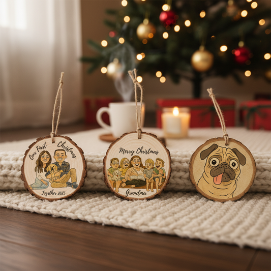 Rooted Memories Handcraft Wooden Ornament