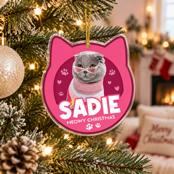 Furry Handcraft Baby Cat Ornament