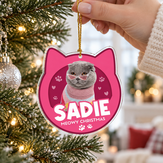 Furry Handcraft Baby Cat Ornament