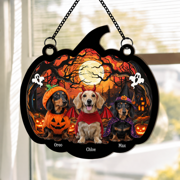 Fur Babies - Suncatcher Ornament For Halloween
