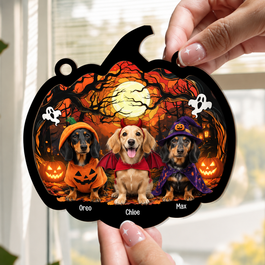 Fur Babies - Suncatcher Ornament For Halloween