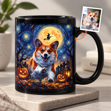 Water Color Mug Pet Halloween