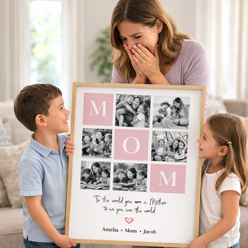 Mom Photo Print – Handcraft Wall Art Poster