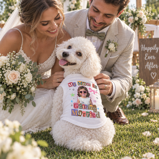 "My Mom Getting Married" Handcraft Pet Jumper