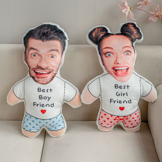 Funny Couple Handcraft Pillow