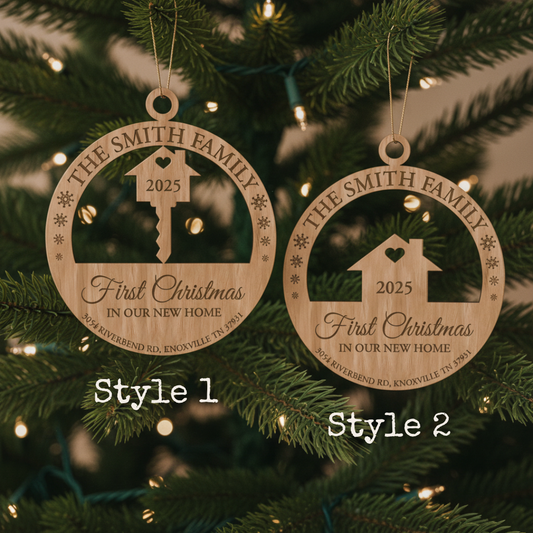New Home Wooden Ornament