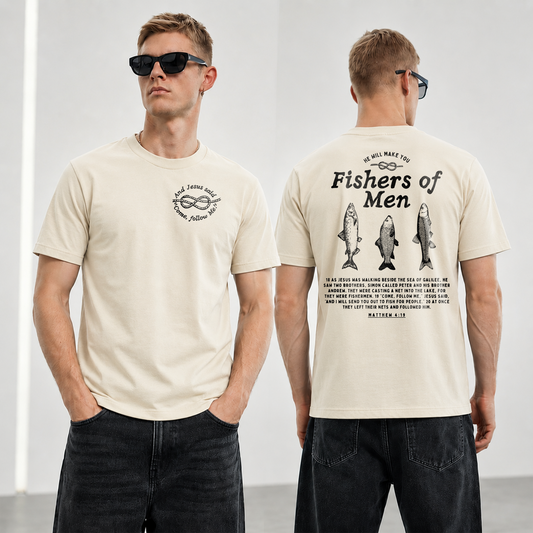 Fishers Of Men Christian Handcraft Tee