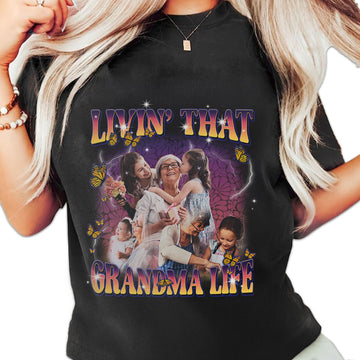 "Livin' that Grandma Life" Handcraft Tee
