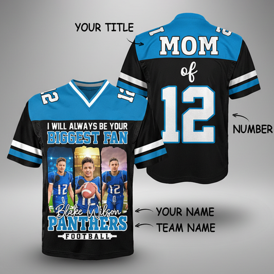 "Your Biggest Fan" Football Jersey