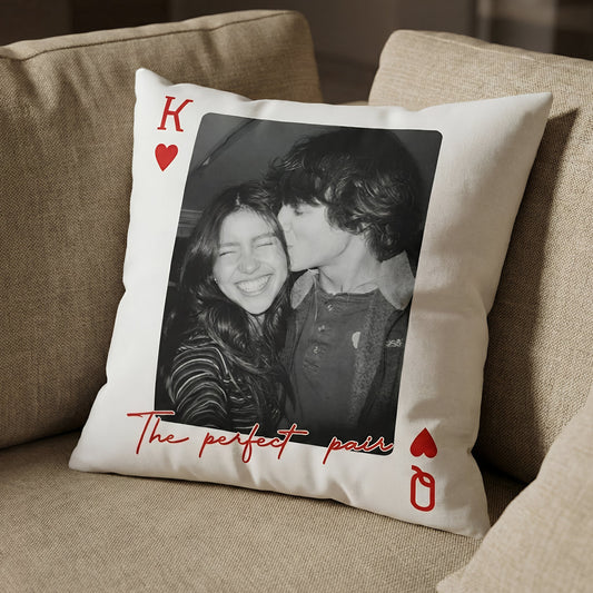 King and Queen Handcraft Pillow