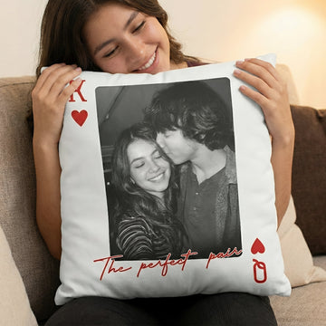 King and Queen Handcraft Pillow