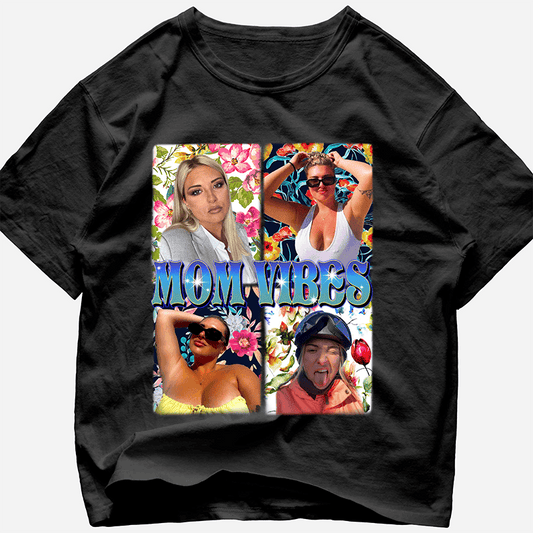"Mom Vibes" Handcraft Tee