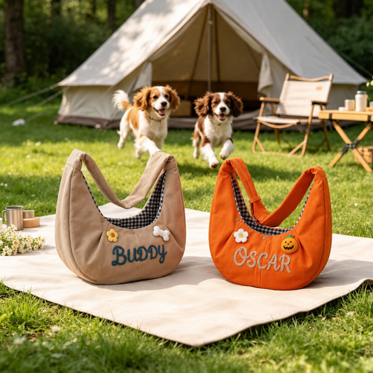 "Pet Lover" Handcraft Pets Sling Bag