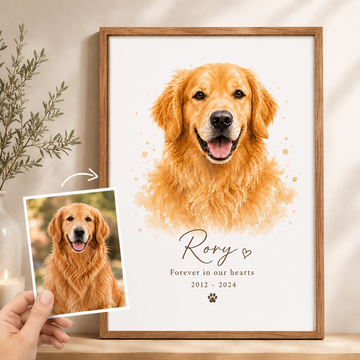 Furever Pet Memorial Gift Handcraft Poster