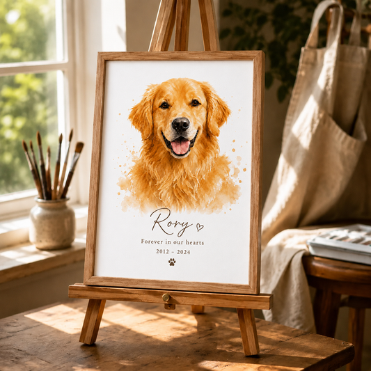 Furever Pet Memorial Gift Handcraft Poster