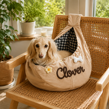 "Pet Lover" Handcraft Pets Sling Bag