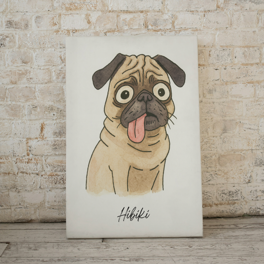 Funny Ugly Pet Portrait Wall Art Poster