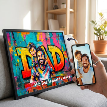 Best Dad Ever Personalized Poster