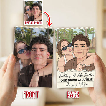 Block Puzzle - Photo Upload - Gift for Boyfriends, Husband