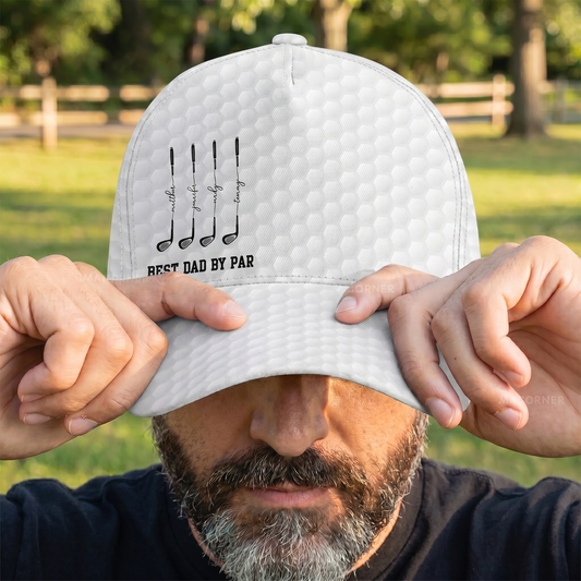 Personalized Classic Cap -  Best Dad By Par
