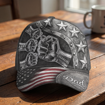 Personalized Classic Cap - Metal Style Print