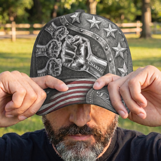 Personalized Classic Cap - Metal Style Print