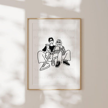 Cartoon style Handcraft Wall Art Poster
