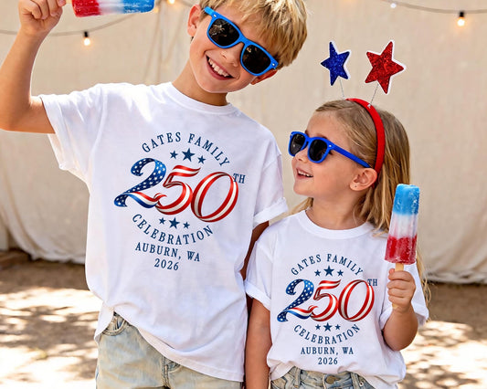 Patriotic Crew Shirt Family Tee