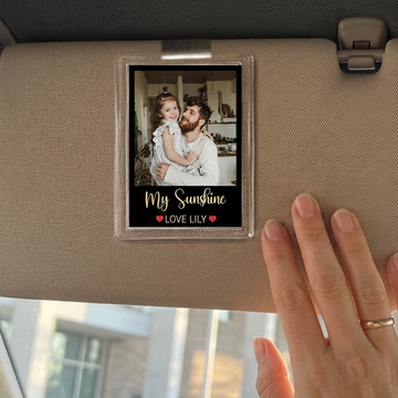 Driver Safe Handcraft Photo Car Visor Clip