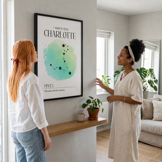 Personalized Canvas Zoodiac Star