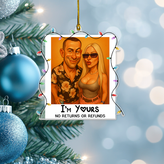 "Funny Caricature" Handcraft Acrylic Ornament