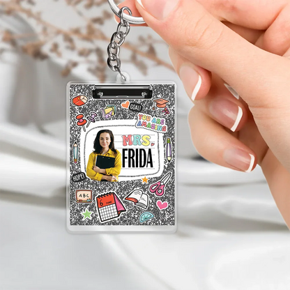 Teacher Handcraft Acrylic Keychain