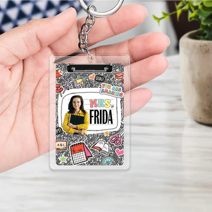 Teacher Handcraft Acrylic Keychain