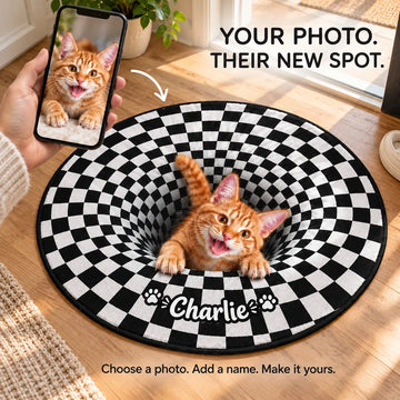 Peek-A-Paw Custom 3D Rug